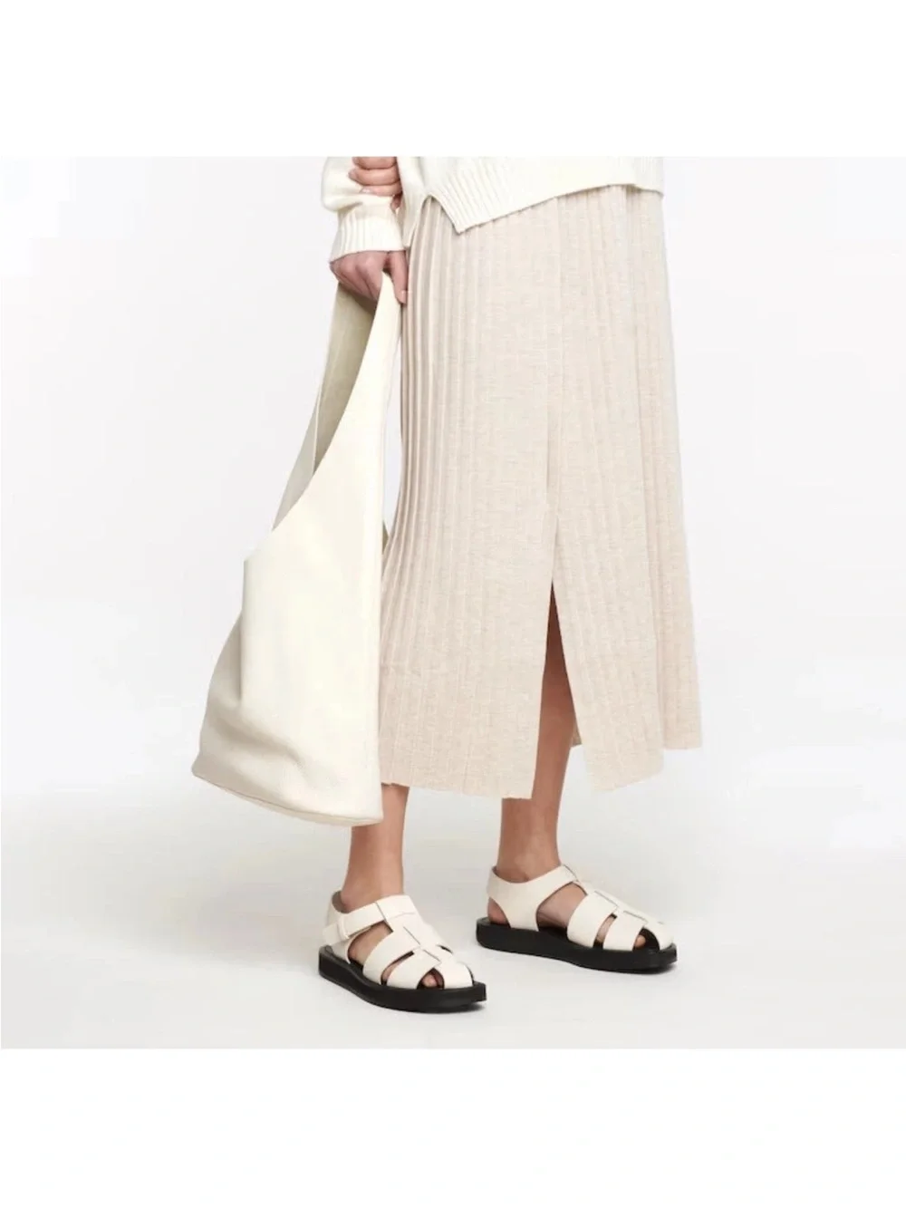 THE ROW Fisherman leather sandals